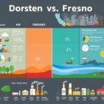 dorsten vs fresno pollution comparison chart